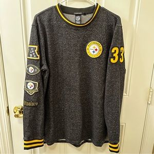 Y2K Steelers patch crewneck